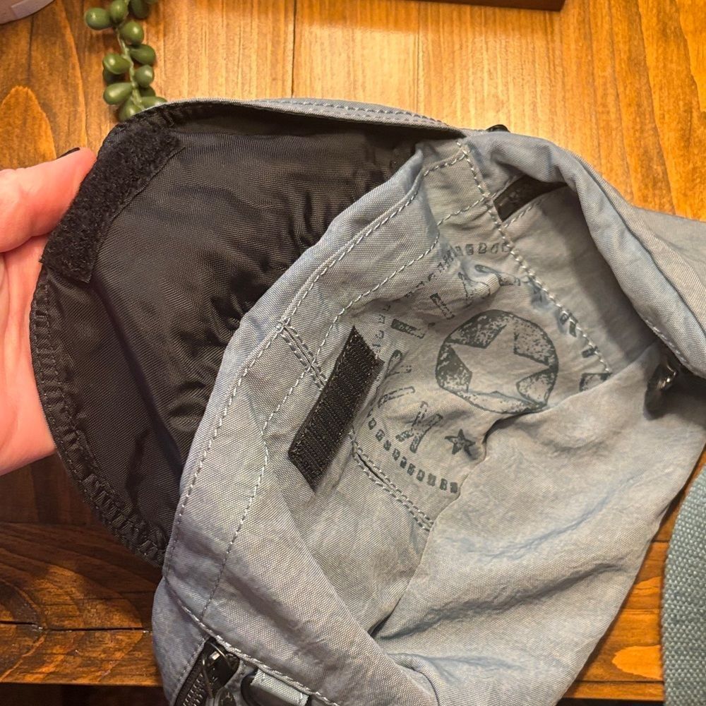 Kipling Slate Blue Crossbody or Fanny Bag - Picture 6 of 9